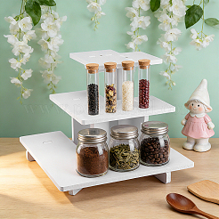Estante organizador de escritorio de regalo de PVC de 3 nivel&nbsp;AJEW-WH0609-952A-01