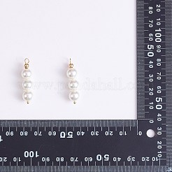 10 шт. тройная ракушка с жемчугом PALLOY-SW00003-10