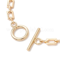 Браслеты из латунных цепей для женщин&nbsp;BJEW-JB13027