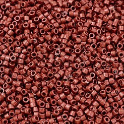 MIYUKIデリカビーズ  シリンダー  日本製シードビーズ  11/0  （db1838f）デュラコート亜鉛メッキマットベリー  1.3x1.6mm  穴：0.8mm  約2000PCS /ボトル  10 G /ボトル&nbsp;SEED-JP0008-DB1838F