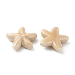 Фарфоровые бусины ручной работы&nbsp;PORC-WH0016-01G