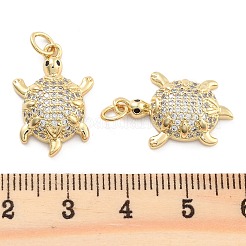 Подвески из латуни с прозрачным фианитом KK-U009-12J-G