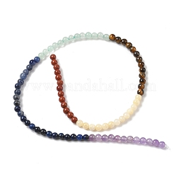 Нити бусин из натуральной красной яшмы&nbsp;X-G-NH0002-E02-4mm