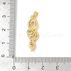 Ottone micro spianare pendenti zirconi&nbsp;LS-KK-R221-01G-03