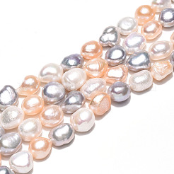 Нити из натурального культивированного пресноводного жемчуга PEAR-N014-09A-02