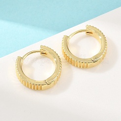 Латунные серьги обруча&nbsp;EJEW-D348-22G