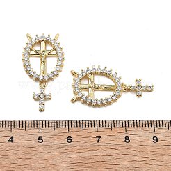 Ottone micro spianare pendenti zirconi&nbsp;KK-Q006-53B-G