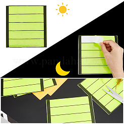 8 лист 2-х цветных водонепроницаемых ПВХ-пластиковых светоотражающих наклеек DIY-GA0004-04