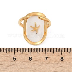 Кольца-манжеты из нержавеющей стали 304 из смолы для женщин RJEW-D305-03G