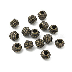 Сплавочные овальные бусины тибетского стиля  FIND-F012-06AB