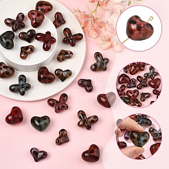 30pcs 3 Arten transparente Acrylperlen&nbsp;OACR-YW0004-60