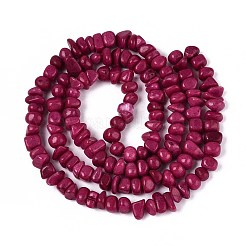 Окрашенные натуральные желтые нефритовые бусинки&nbsp;G-ZX005-13D