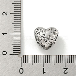 Европейские бусины из нержавеющей стали 304 со стразами STAS-U005-07P