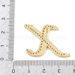 Pendenti in zirconi cubici trasparenti in micro pavè di ottone&nbsp;CU-CBA8481-01G-X
