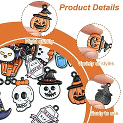 26 шт. 13 стиля подвески из сплава с эмалевым покрытием&nbsp;ENAM-FS0002-09