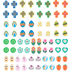 Пасхальные темы бусины из полимерной глины ручной работы CLAY-TA0001-67