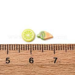 Кабошоны из полимерной глины ручной работы и пластиковые бусины для изготовления фурнитуры для бижутерии своими руками CLAY-B007-04L