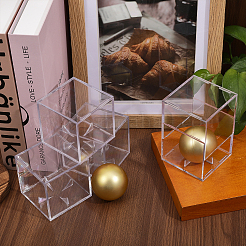 Квадратная актиловая бейсбольная витрина&nbsp;LS-ODIS-WH0002-78