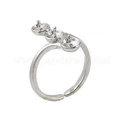 Латунные крепления колец для пальцев&nbsp;KK-L184-57P