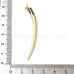 Стойки обшивки латунь микро проложить Циркон подвеску&nbsp;KK-E046-40G