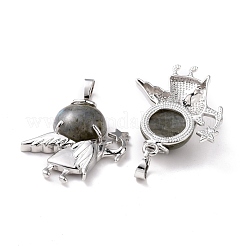 Природные подвески лабрадорита G-F573-A20