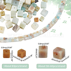 2 нити 2 стиля натуральные цветочные бусины из амазонита нити G-PH0002-53