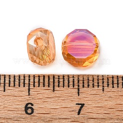 Гальванические стеклянные бусины&nbsp;EGLA-U003-01A-FR01