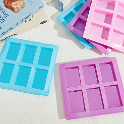 12 molde de jabón de silicona de 3 colores&nbsp;DIY-GO0003-24