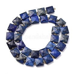 Natürlicher Lapislazuli Perlenstränge&nbsp;G-F839-A34-01