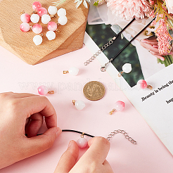 Набор для самостоятельного изготовления ожерелья с подвеской в виде персика 3d&nbsp;DIY-OC0010-47