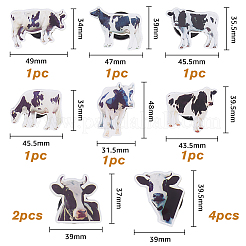 2 комплект из 2-х пустых автомобильных зажимов для вентиляции из акрила в стиле коровы FIND-HY0002-63