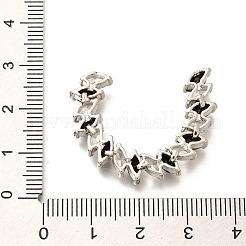 Латунные микро проложить кубического циркония бусы KK-M312-21