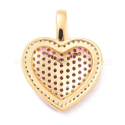 Кулоны из экологически чистой латуни с микропаве и кубическим цирконием KK-K268-41G