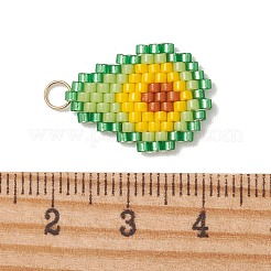Anhänger aus Glasperlen mit Fruchtmotiven&nbsp;PALLOY-MZ01357-04