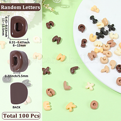100 Stück opake Harz-Cabochons&nbsp;CRES-SC0003-26