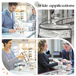 10 шт. 2-х цветные акриловые подставки для сережек EDIS-PH0001-89