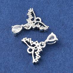 Латунные микро проложить кубического циркония подвески KK-R219-26S