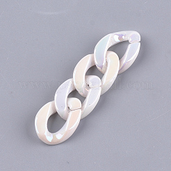 Кольца из искусственного жемчуга из акрила OACR-S024-45