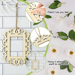 Деревянные большие подвески WOOD-CJC0019-12