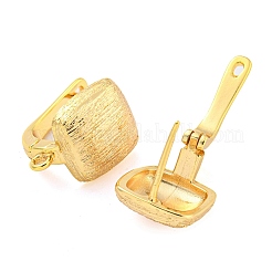 Латунные серьги-кольца с застежкой сзади KK-M286-19G