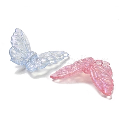 УФ-покрытие прозрачные радужные переливающиеся акриловые бусины LACR-R001-09A