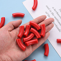 Непрозрачные акриловые бусины MACR-S372-001B-S010