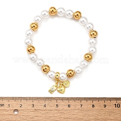 Латунь браслеты простирания BJEW-C098-06