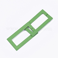 Anelli di collegamento in legno verniciati a spruzzo&nbsp;WOOD-T010-15B