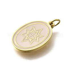 Подвески из нержавеющей стали 304 с эмалью&nbsp;STAS-R153-11G