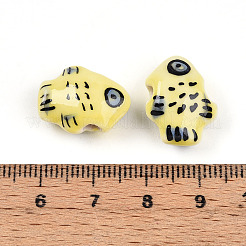 Фарфоровые бусины ручной работы&nbsp;PORC-N009-07B