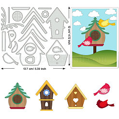 Углеродистая сталь разрезает трафареты DIY-WH0309-1696