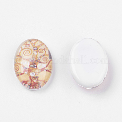 Cabochons di vetro temperato&nbsp;LS-GGLA-R194-1