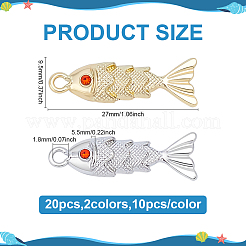 Подвески из сплава 20шт 2 цветов&nbsp;FIND-ME0002-67