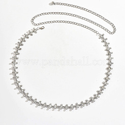 Taillenkette aus einer Legierung mit Strassen und flachen&nbsp;WGC7710-01